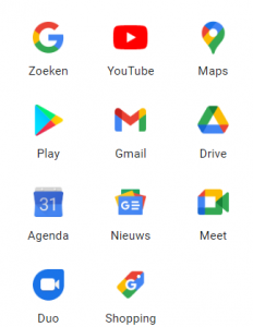 BEEGO Google iconen Drive